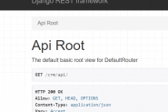 利用rest framework搭建Django API过程解析