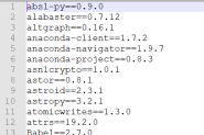 如何导出python安装的所有模块名称和版本号到文件中