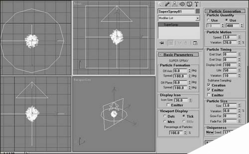 3D Studio MAX： 粒子系统之礼花 来客网 3DSMAX动画教程