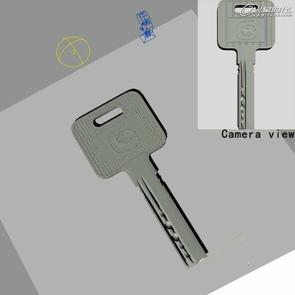 3DSMAX制作锈蚀金属钥匙 来客网 3DSMAX渲染教程