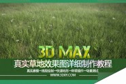 3DMAX制作真实的绿色草地建模流程介绍
