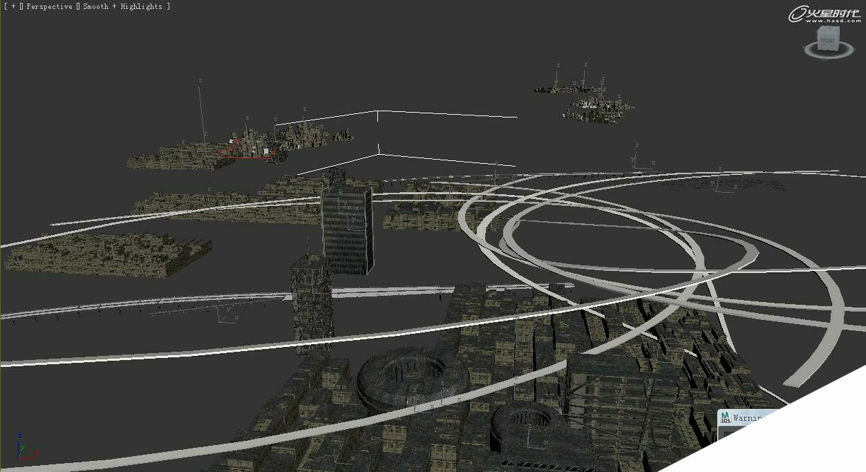 3DSMAX制作未来概念城市 来客网 建模教程