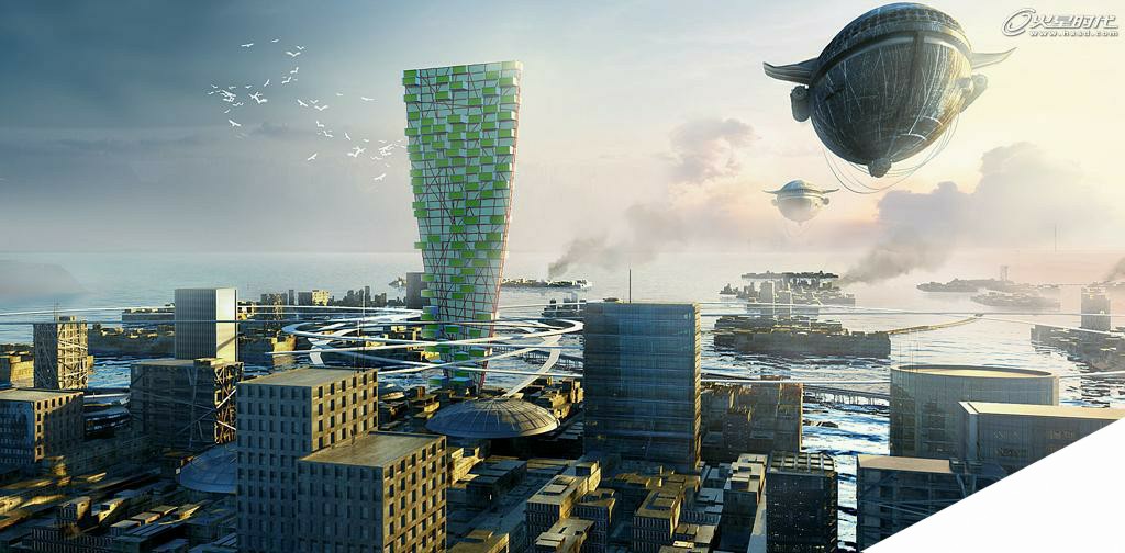 3DSMAX制作未来概念城市 来客网 建模教程