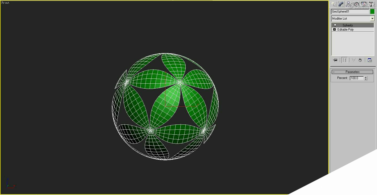 3DSMAX特殊球体建模教程 来客网 3DSMAX建模教程