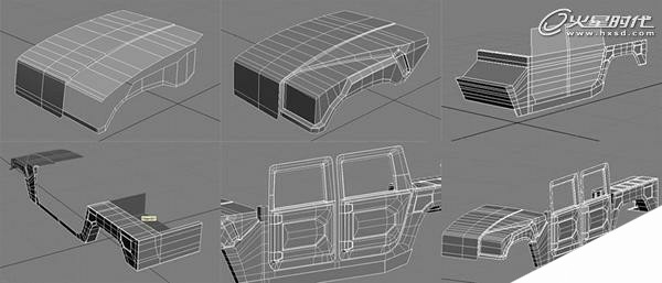3DSMAX制作悍马汽车模型 来客网 3DSMAX建模教程
