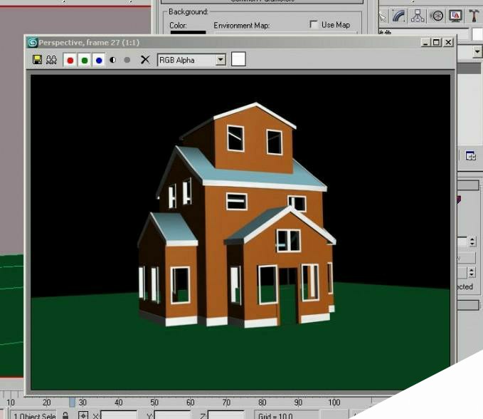 3DSMAX打造别墅模型 来客网 3DSMAX建模教程