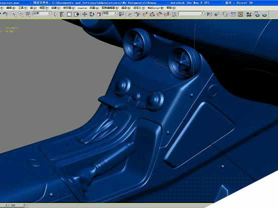 SLR Stirling Moss无需三视图完美制作（仪表台、中控、座椅、后视镜制作篇）来客网 3DSMAX建模教程