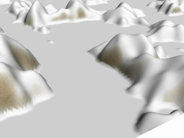 3DSMAX打造山脉模型 来客网 3DSMAX建模教程