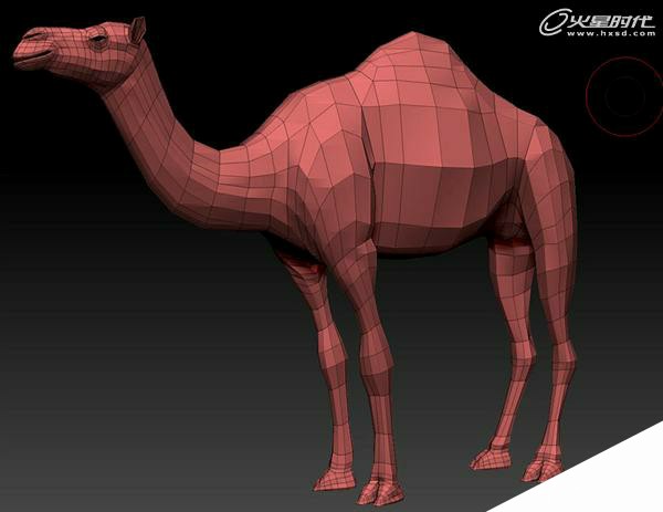 3DSMAX制作沙漠里的骆驼 来客网 3DSMAX建模教程
