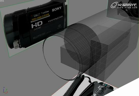 3DSMAX打造SONY摄像机模型 来客网 3DSMAX建模教程