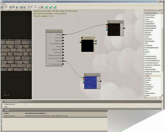 unreal engine 3.0制作砖墙材质 来客网 材质贴图教程04