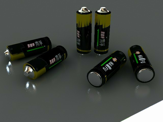 Blend混合材质制作电池 来客网 3DSMAX材质教程