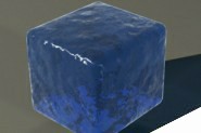 3DSMax制作三维蓝色方形冰块材质