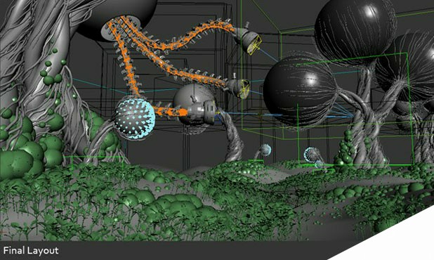3ds Max制作外星科幻植物 来客网 动画教程
