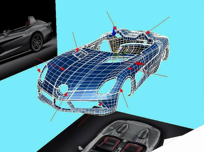 3DS MAX打造极品奔驰跑车 来客网 3DSMAX教程