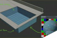 3dsmax怎么使用Noise贴图给泳池做焦散caustics效果?