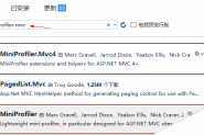 ASP.NET MVC5使用MiniProfiler监控MVC性能
