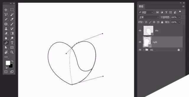 ps怎么设计漂亮的心形形状的图标?