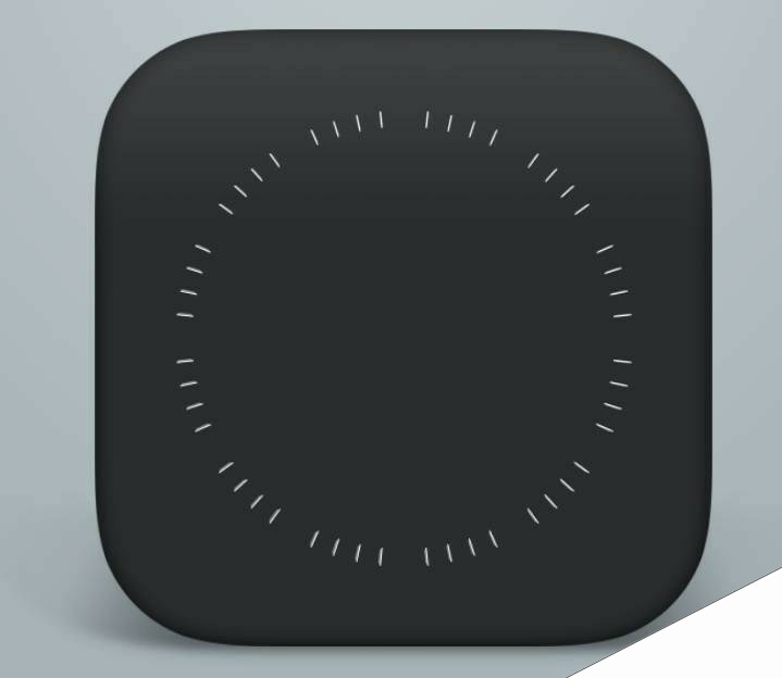 ps设计一个简洁大方的时钟图标教程