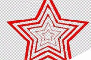 ps怎么设计星星标志? ps同心五角星的设置方法