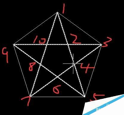CAD怎么画一个五角星