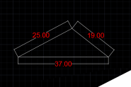 CAD怎么画已知边长的三角形?