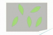 CDR简单绘制绿色叶子