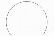 CorelDRAW椭圆工具绘制一个弧形文字