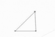 Cdrx4钢笔工具怎么画直角直角三角形?