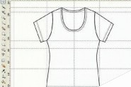 Coreldraw详细解析女士短袖T恤的款式图画法教程