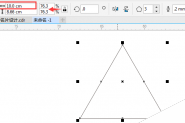 CorelDRAW绘制很标准的等边三角形