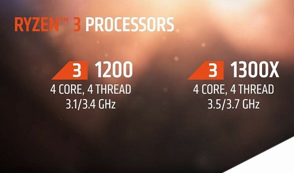 R3 1300X和1200哪个好？AMD锐龙3 1300X与1200的区别