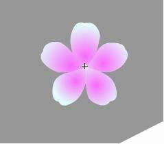 Flash新手鼠绘(5):梅花花瓣的制作(3)