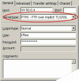 FileZilla Server用ftp客户端设置连接ssl模式