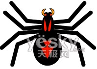 万圣节用Illustrator绘蜘蛛网和蜘蛛15_来客网转载