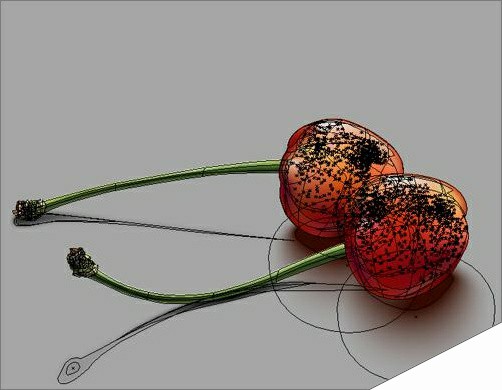 Illustrator实例教程：酸甜可口的樱桃