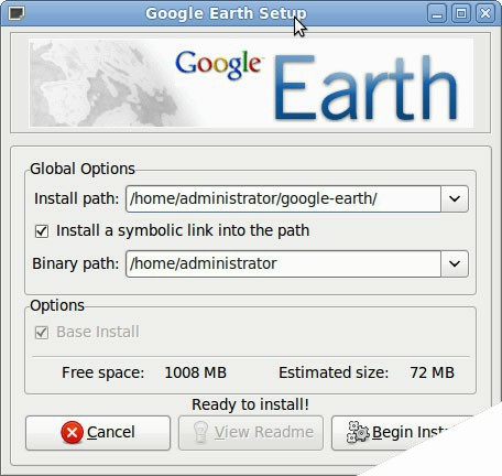 Google Earth安装