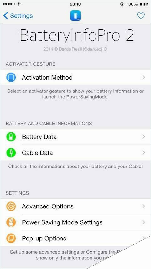 电池信息插件ibatteryinfopro2兼容iOS8.1越狱