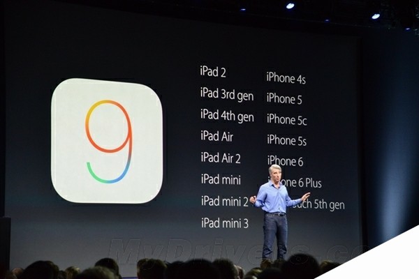 iOS 9正式版公布：iPhone 4S/iPad 2能升级