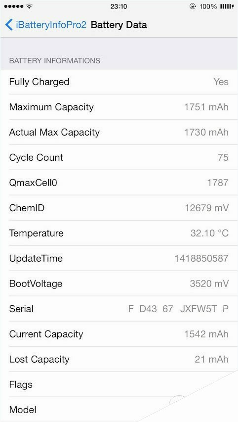 电池信息插件ibatteryinfopro2兼容iOS8.1越狱