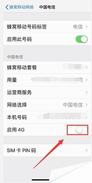 iPhone XR怎么禁用4G网络？iPhone XR禁用4G网络教程