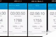iPhone5续航测试：iOS8.1.3对比iOS8.2/8.3测试视频