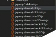 jQuery树形控件zTree使用小结
