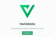 Vue.js + Nuxt.js 项目中使用 Vee-validate 表单校验