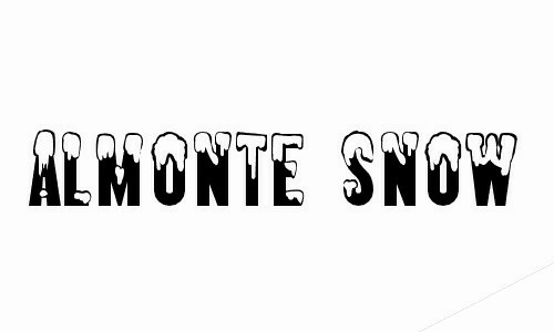 8-almonte-snowy-snow-free-fonts