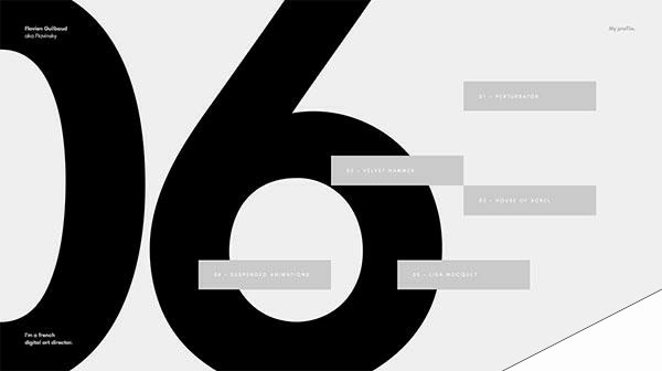 40个超大字体排版的网页设计欣赏