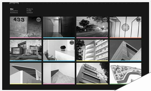七种不同色系的网站设计效果体验