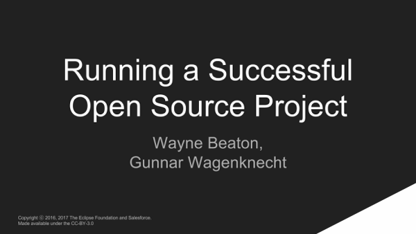成功运作一个开源项目的15个要点