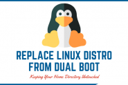 如何在双系统引导下替换Linux发行版