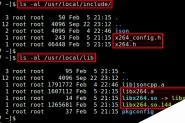 在Linux中修复“fatal error: x264.h: No such file or directo”错误的方法